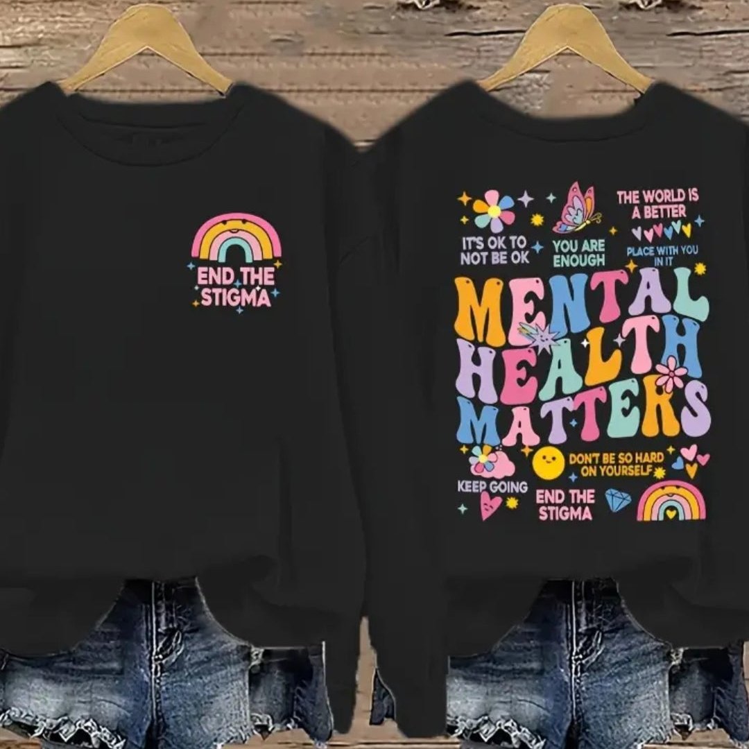 Mental Health Matters Jumper - Rainbow Fun