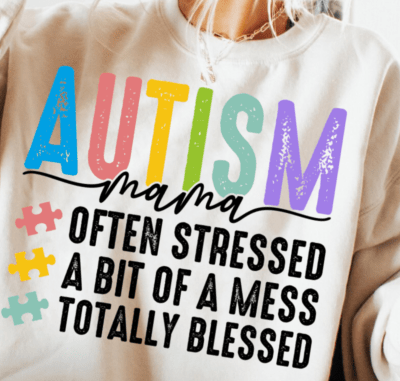 AUTISM MAMA JUMPER - Rainbow Fun