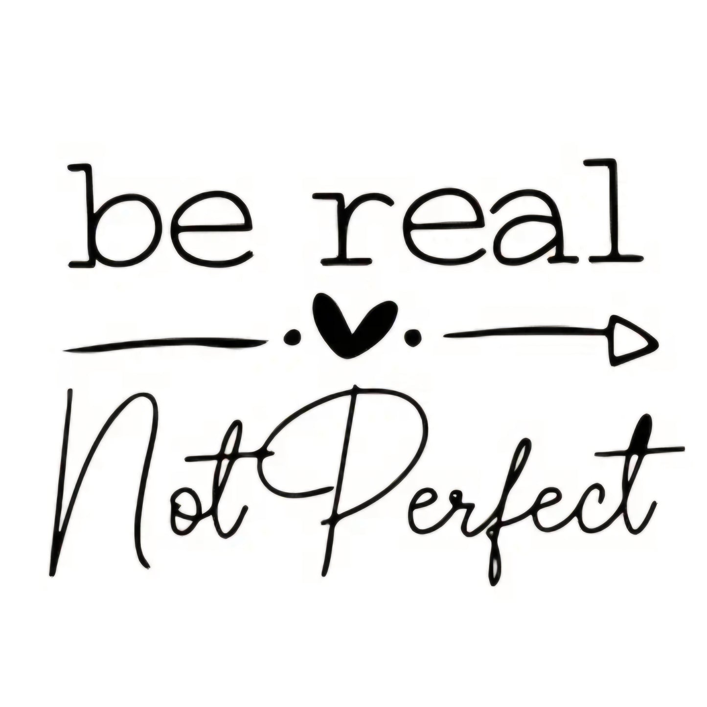 Be real not perfect jumper - Rainbow Fun