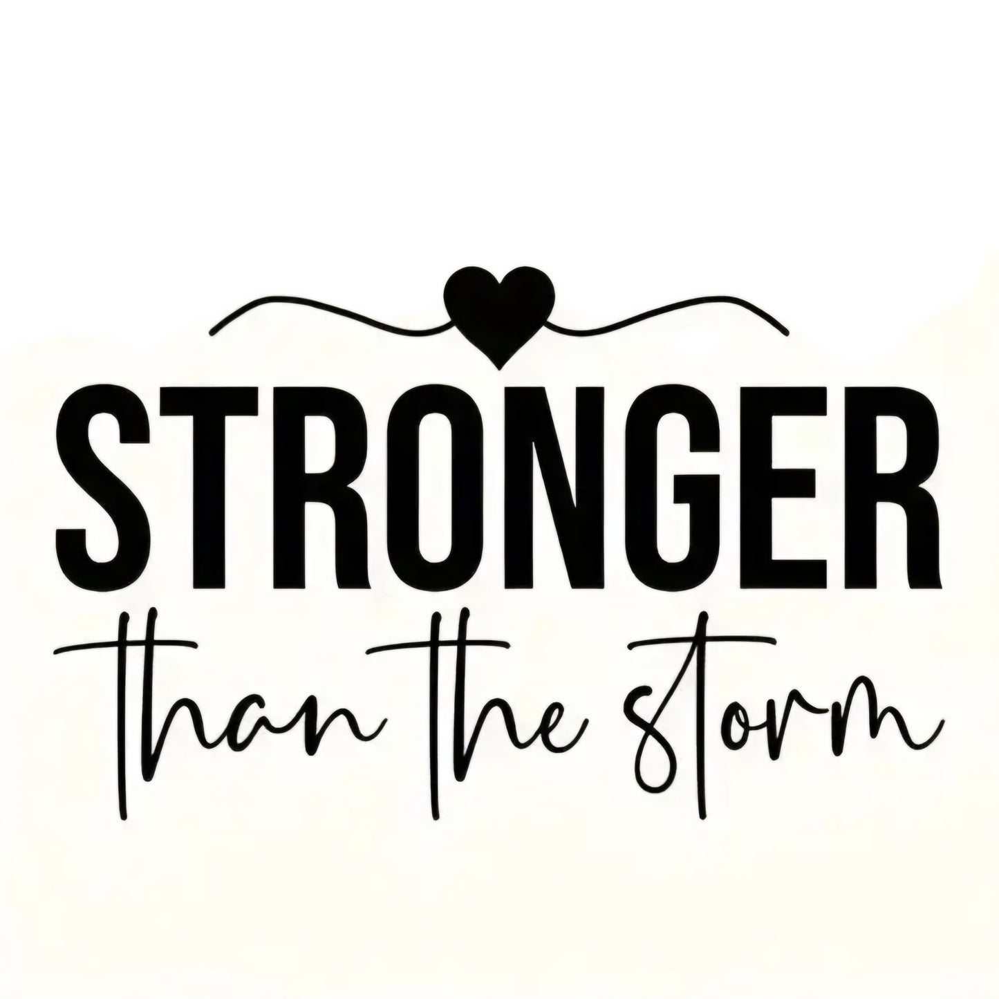 Stronger than the storm jumper - Rainbow Fun