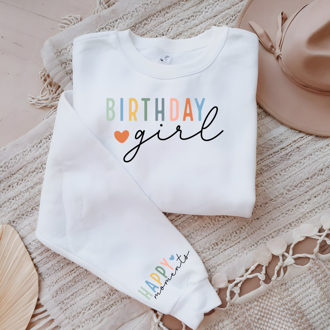 Birthday Girl Jumper - Rainbow Fun