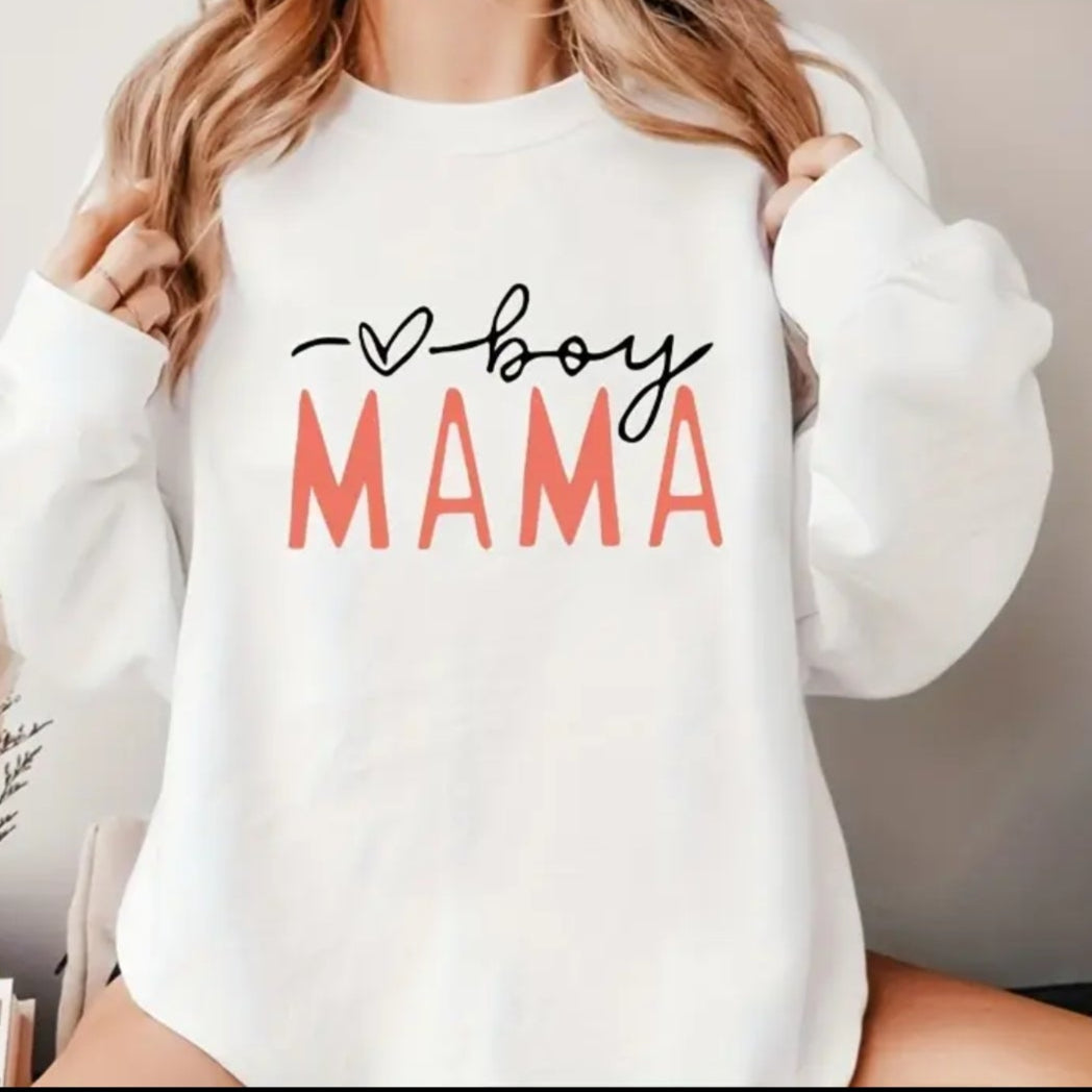 Boy Mama jumper - Rainbow Fun