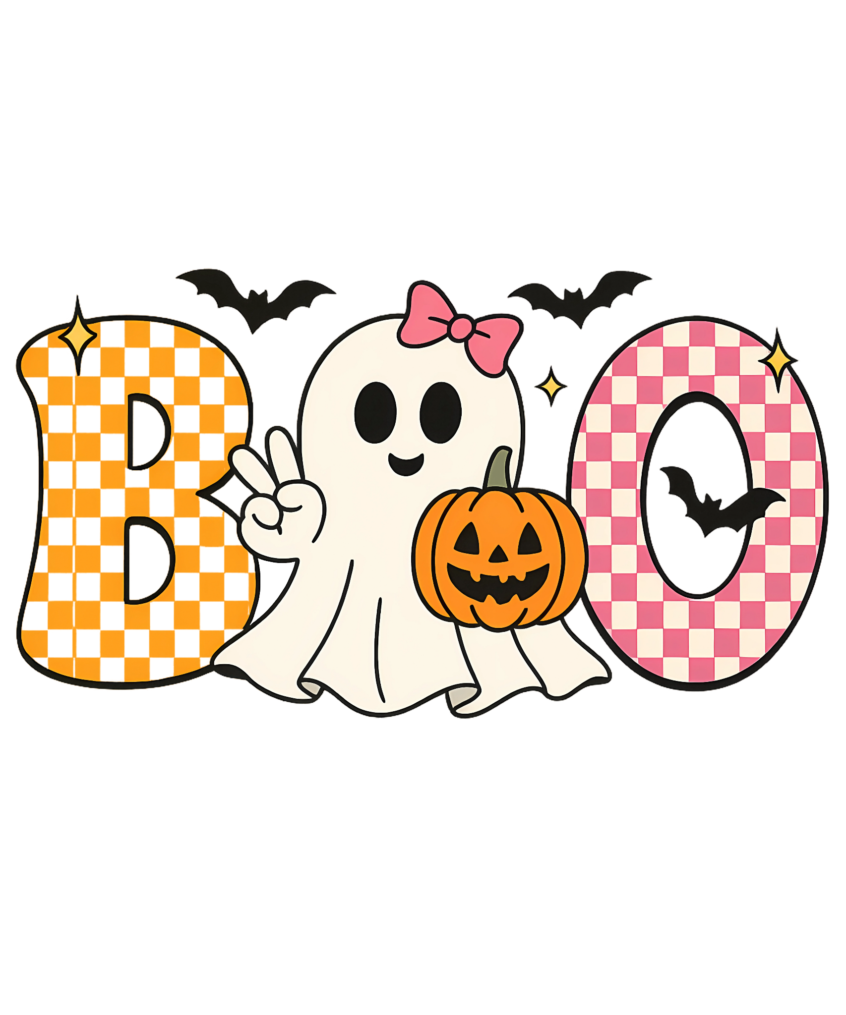 Pink Boo Jumper - My Store