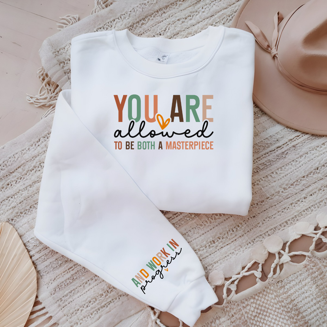Work in progress jumper - Rainbow Fun